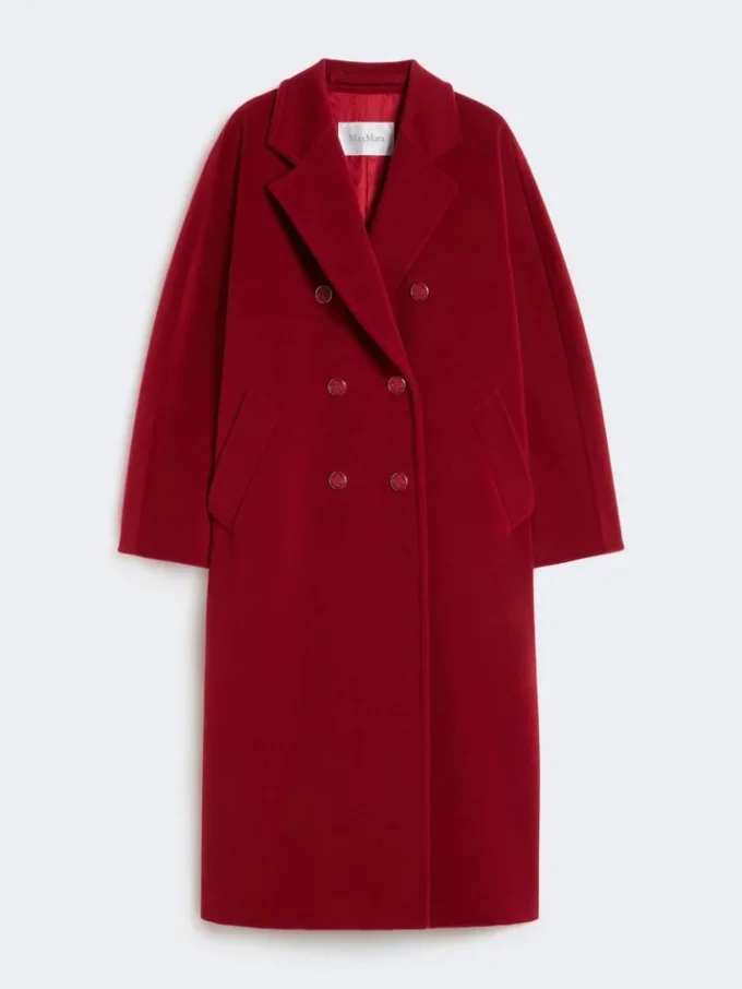 101801 icon coat, dark red