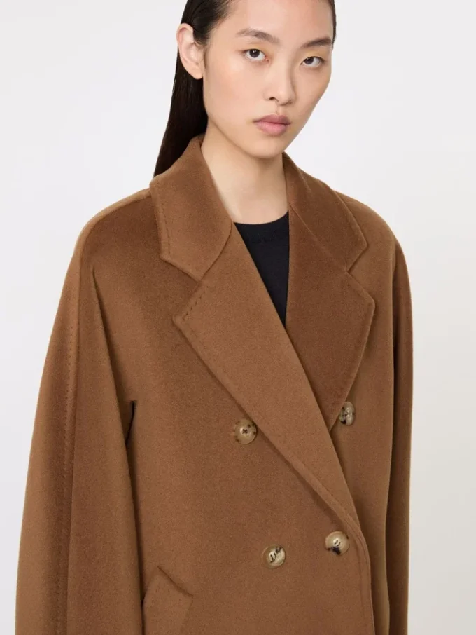101801 icon coat, tobacco