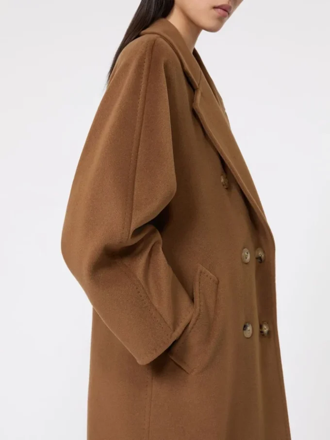 101801 icon coat, tobacco