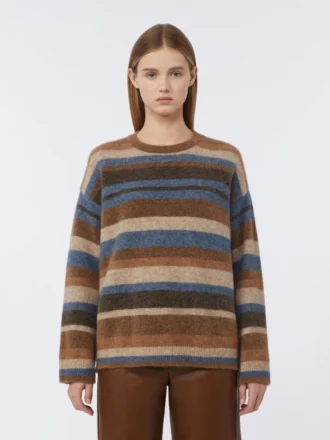 Alpaca and wool sweater, beige