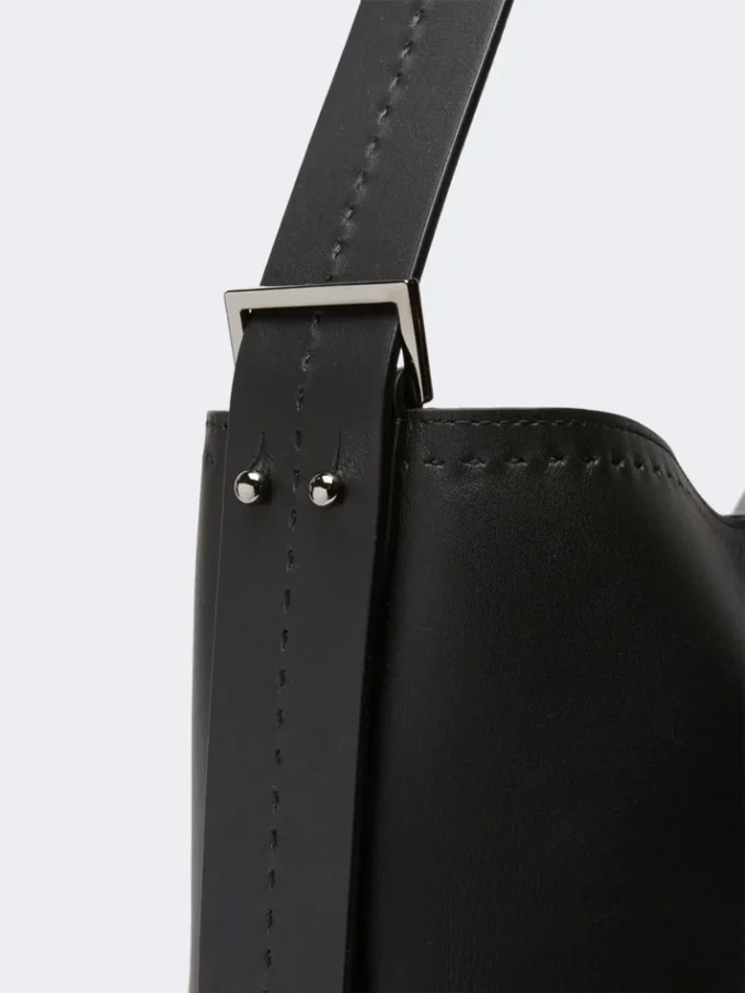 – archetipo medium leather bag, black – archetipo medium leather bag, black