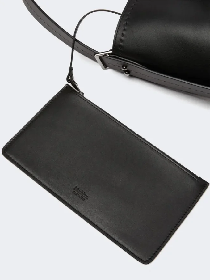 – archetipo medium leather bag, black – archetipo medium leather bag, black