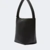 Archetipo small leather bag, black