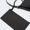 Archetipo small leather bag, black