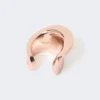 Asymmetric metal ring, bronze Asymmetric metal ring, bronze