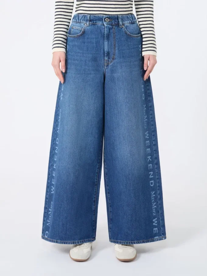 Authentic cotton denim jeans, navy