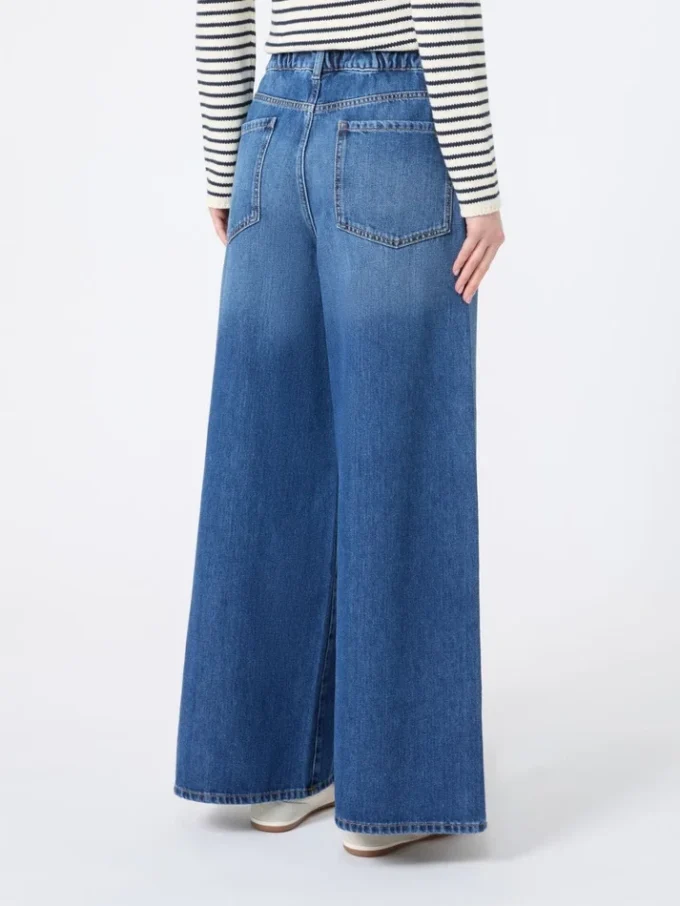 Authentic cotton denim jeans, navy