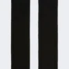 Belt in pure wool fabric, black
