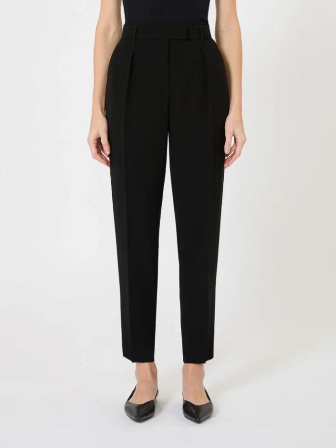 Cady carrot trousers, black Cady carrot trousers, black