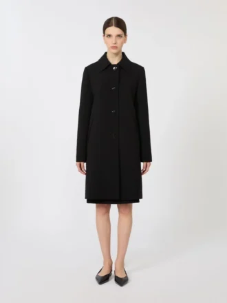 Cady midi coat, black