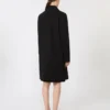 Cady midi coat, black Cady midi coat, black