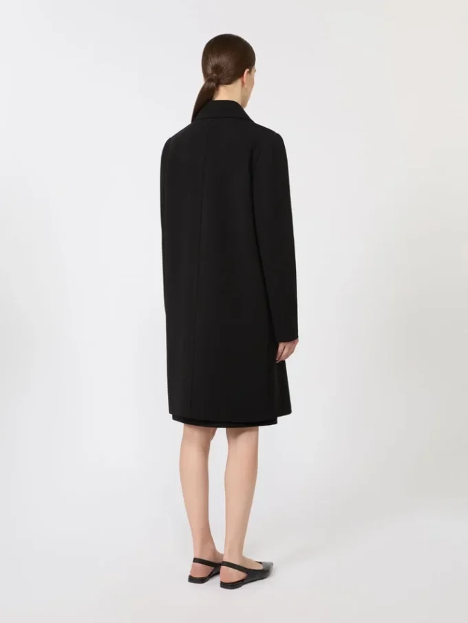 Cady midi coat, black Cady midi coat, black
