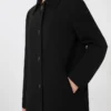 Cady midi coat, black Cady midi coat, black