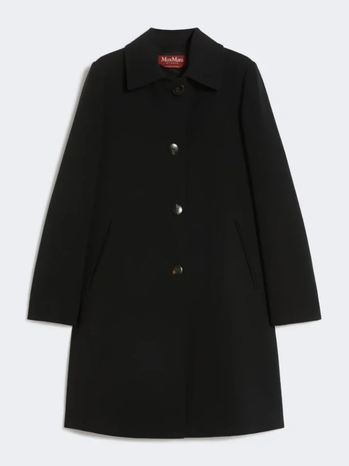 Cady midi coat, black Cady midi coat, black