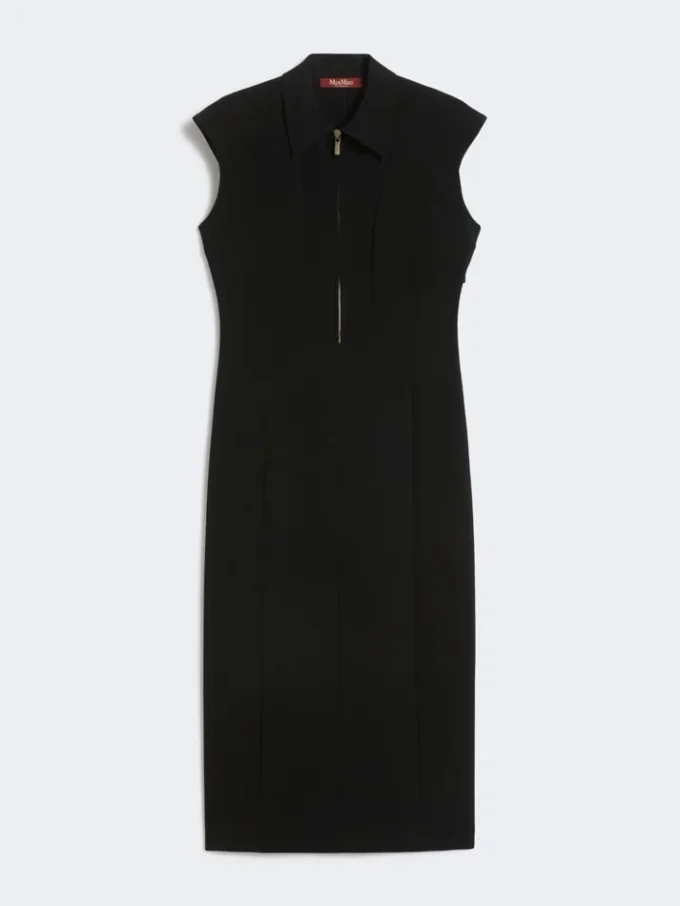 Cady midi dress, black Cady midi dress, black