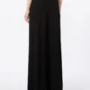Cady palazzo trousers, black Cady palazzo trousers, black