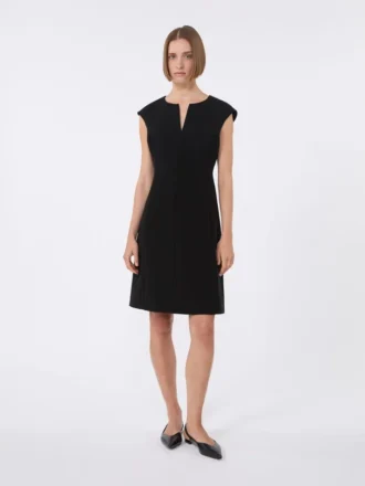 Cady princess-line dress, black