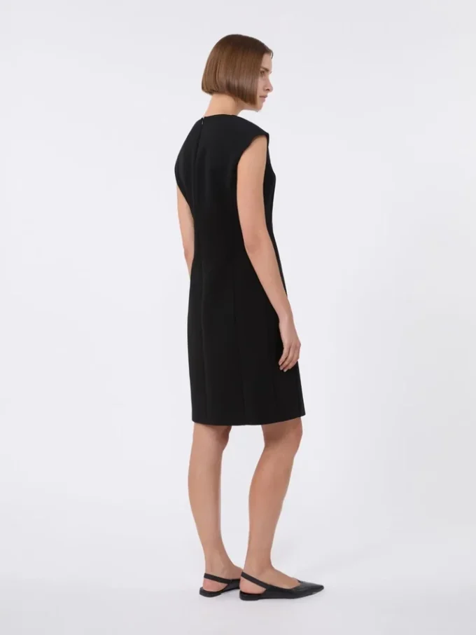 Cady princess-line dress, black