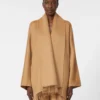 Camel cardigan coat, camel Camel cardigan coat, camel