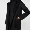 Camel robe coat, black Camel robe coat, black