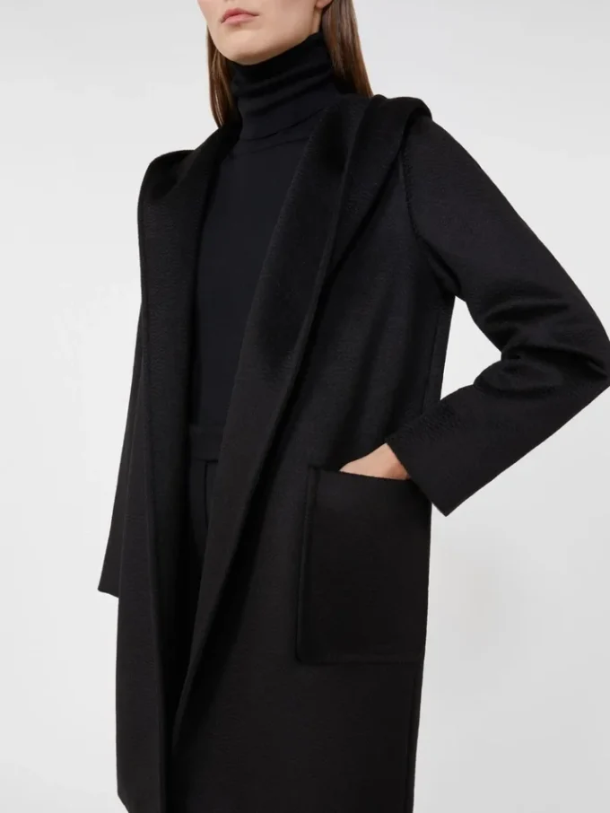 Camel robe coat, black Camel robe coat, black