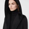 Camel robe coat, black Camel robe coat, black
