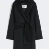 Camel robe coat, black Camel robe coat, black