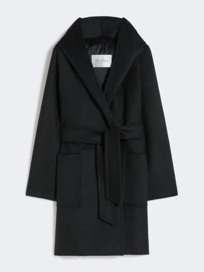 Camel robe coat, black Camel robe coat, black