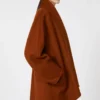 Camel robe-style jacket, terra cotta Camel robe-style jacket, terra cotta