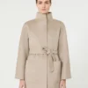 Camel wrap coat, sand