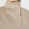 Camel wrap coat, sand