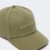 Canvas baseball cap, kaki