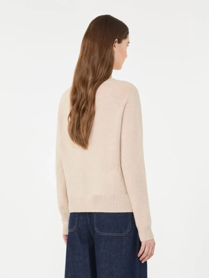 Cashmere crew-neck sweater, sand Cashmere crew-neck sweater, sand