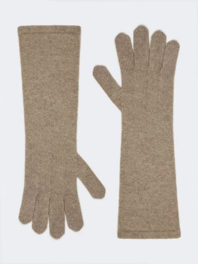 Cashmere gloves, beige Cashmere gloves, beige