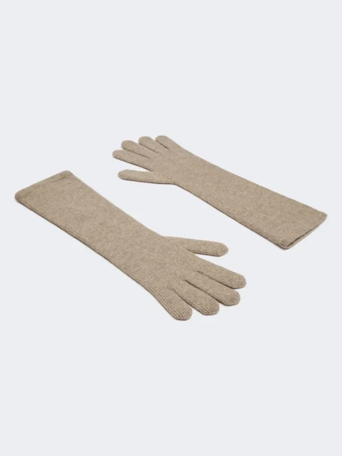 Cashmere gloves, beige Cashmere gloves, beige