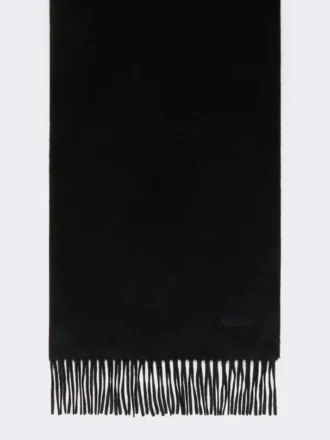 Cashmere logo stole, black