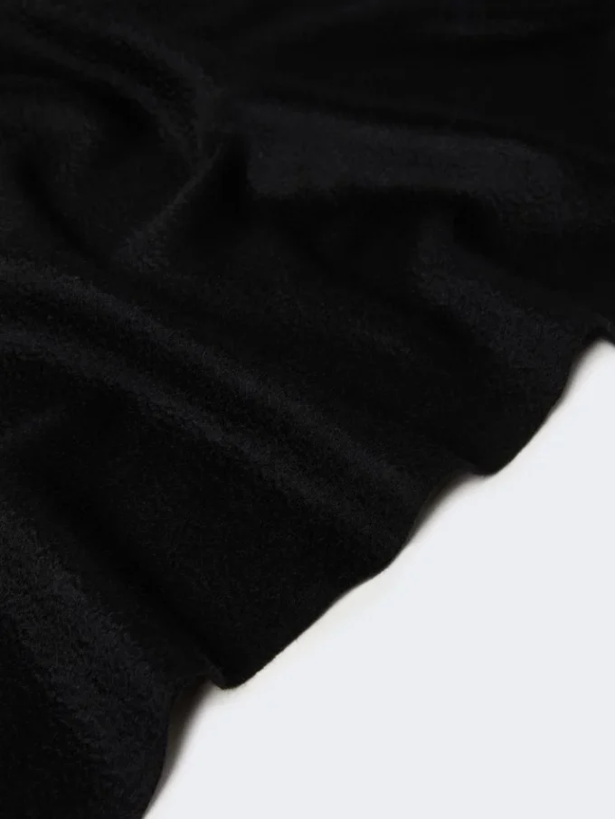 Cashmere logo stole, black