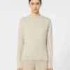 Cashmere yarn sweater, beige Cashmere yarn sweater, beige
