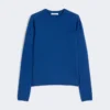 Cashmere yarn sweater, china blue Cashmere yarn sweater, china blue