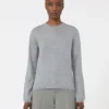 Cashmere yarn sweater, light grey Cashmere yarn sweater, light grey
