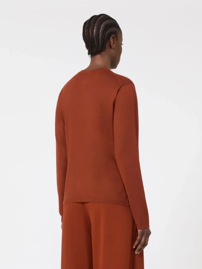 Cashmere yarn sweater, terra cotta Cashmere yarn sweater, terra cotta