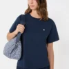 Cotton basic t-shirt, navy