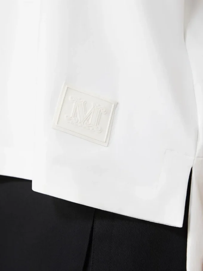 Cotton-blend jersey t-shirt, optical white