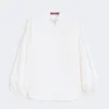 Cotton blouse, ivory