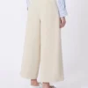 Cotton drill trousers, sand