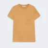 Cotton jersey t-shirt, camel