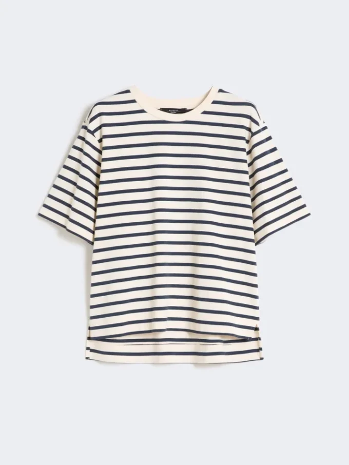 Cotton jersey t-shirt, ecru