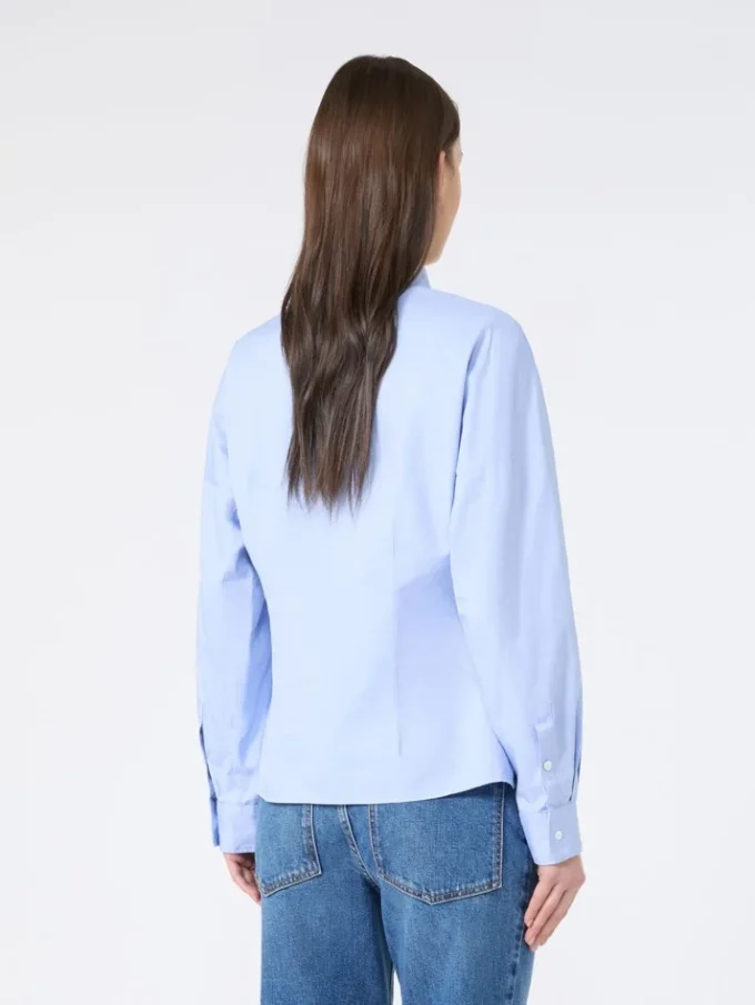 Cotton oxford shirt, light blue