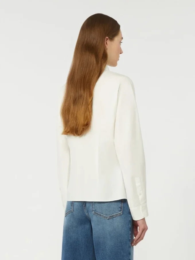 Cotton oxford shirt, white