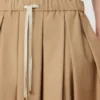 Cotton poplin skirt, desert